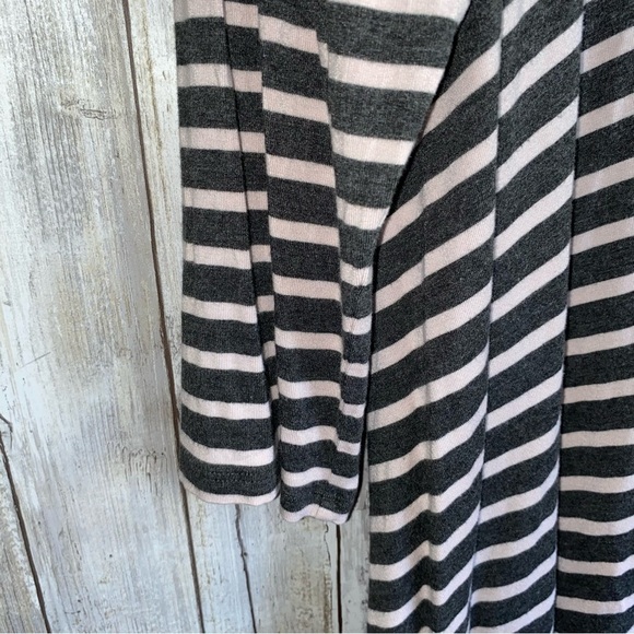 Matilda Jane Gray Pink Striped Once Upon A Time Kettle Tee Tunic Shirt - Picture 4 of 6